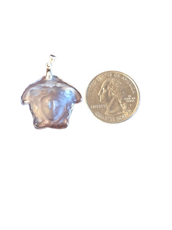 Versace Jewelry - Versace Glass  Medusa Pendant With Sterling Silver Clasp  (Uni Sex)